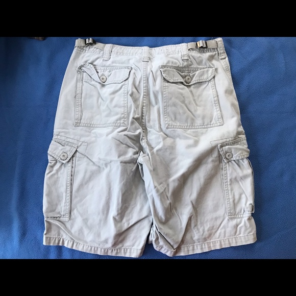 Vintage Architect Jean Men’s Cargo Shorts Tan-33W - Picture 4 of 4